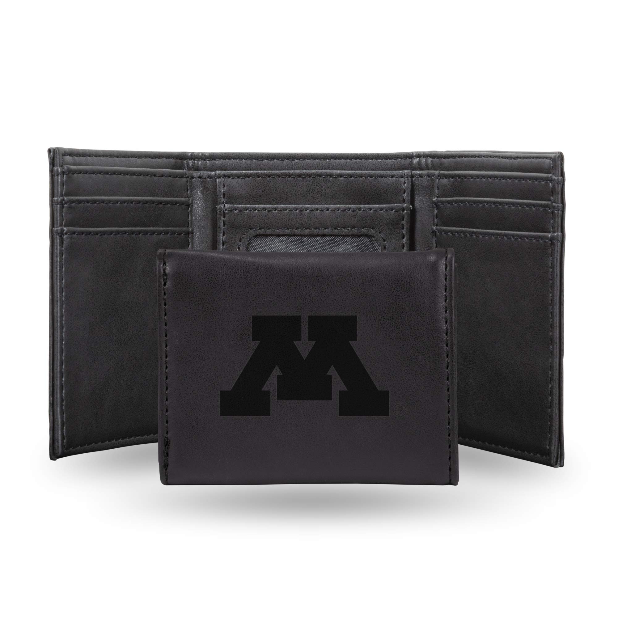 Rico Industries Laser Engraved Trifold Wallet, Minnesota Golden Gophers