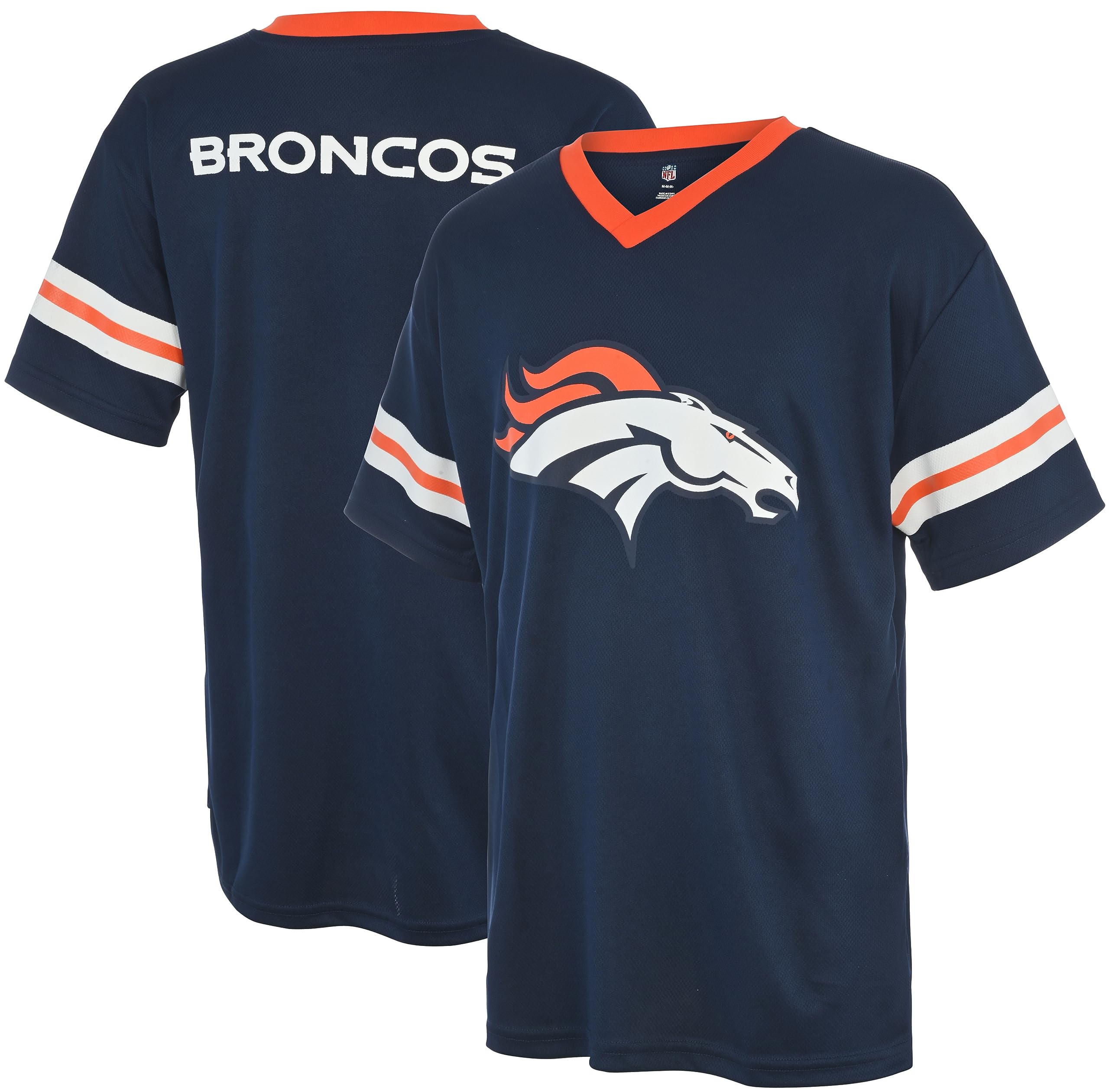 Outerstuff NFL Kids Youth 4-20 Official Game Day Team Jersey (Regular, Denver Broncos - Navy) Image