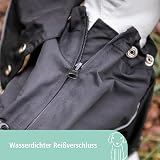 Kerbl Pet Raincoat Manchester Medium Black Waterproof Windproof 40cm view 3