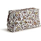 Vera Bradley Women's Premium Cotton Medium Cosmetic
