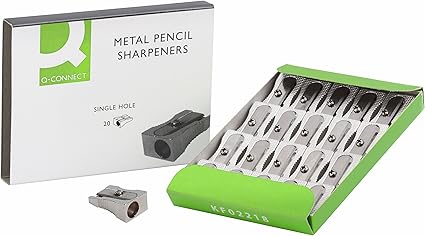Q-Connect - Sacapuntas metálico: Amazon.es: Oficina y papelería