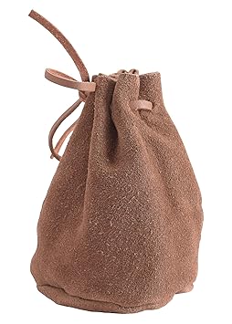 Battle-Merchant Lederbeutel, groß, braun - Wikinger - Mittelalter - LARP