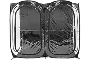 UNDER THE WEATHER WeatherPod® The Original Shark Tank Side-by-Side™ 2-4 Person Pop-Up Pod - Stay Warm, Dry, and Out of The Sun - Weather Pod for Sports, Rain, or Wind - Simple to Set Up and Tear Down