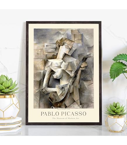Pablo Picasso 'Girl With Mandolin' Signed & Hand-Numbered Limited Edition Lithograph Print – Unframed