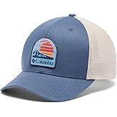 Columbia Unisex Mesh Ball Cap, Dark Mountain/Dark Stone, XX-Large