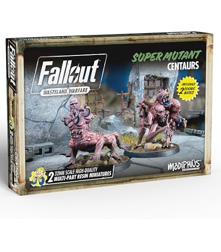 Fallout Wasteland Warfare Miniaturas Fallout Wasteland Warfare – Brotherhood Of Steel: Combat Patrol – 6 Miniaturas De Resina Sin Pintar – Escala 32mm – Básicas Para Tu Colección De Juego De Mesa