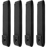 WYNEX Molle Straps 4"/6" Accessories for Tactical Pouch Plate Carrier, 4Pcs | Molle Panel Adapter Strap for Vest Attachments Military Backpack,Webbing Connector for Modular Gear,with Metal Snap Fastener
