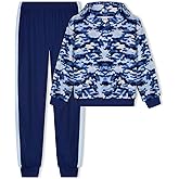 Sleep On It Boys Pajamas Set for Kids | Textured Fleece Sleepwear Sets for Boys Tops and Pajama Pant Sets