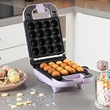 Giles & Posner 3 in 1 Mini Treat Maker 16 Cake Pops 4 Doughnuts Purple view 3