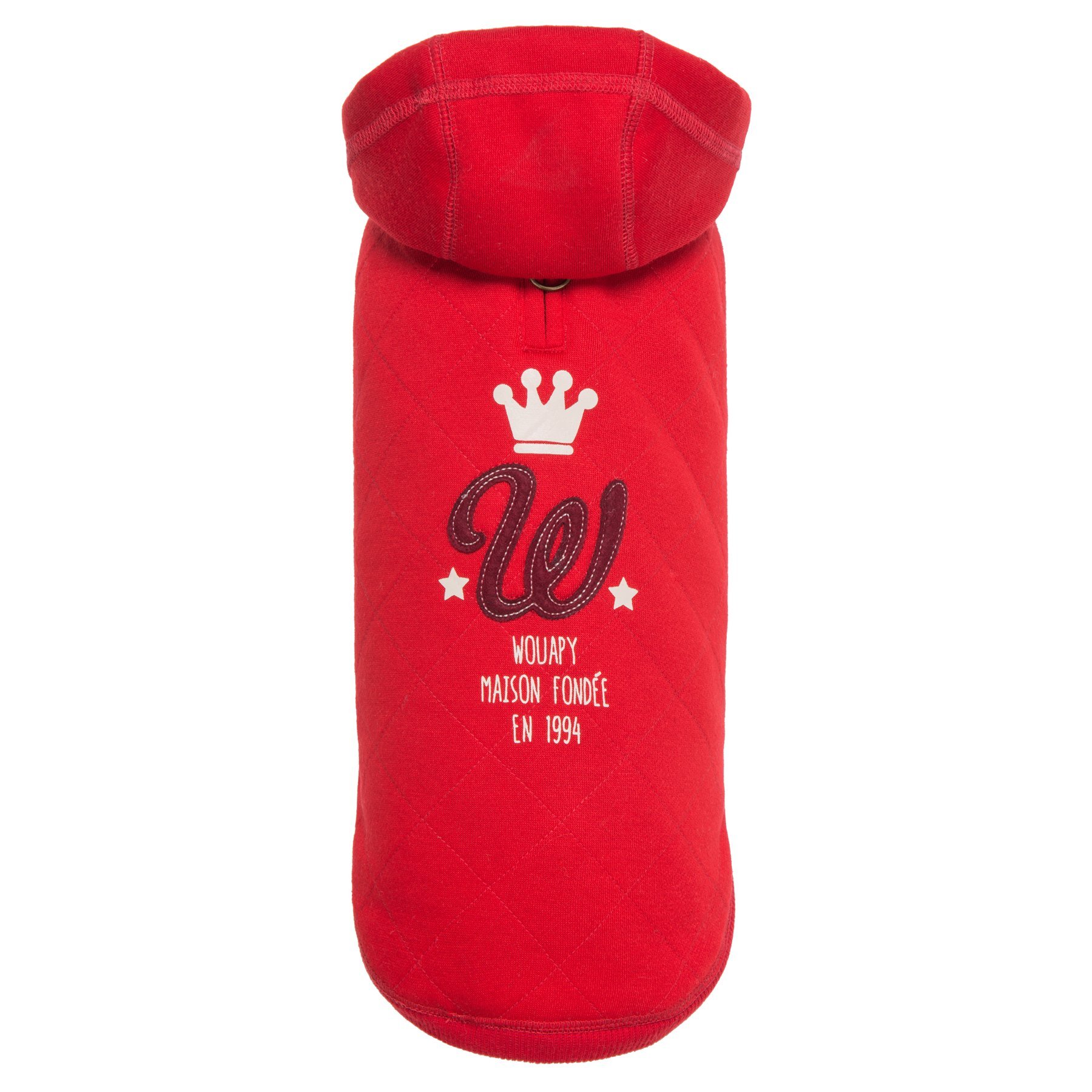 Wouapy Hoodie For Dog, Size 42, Red