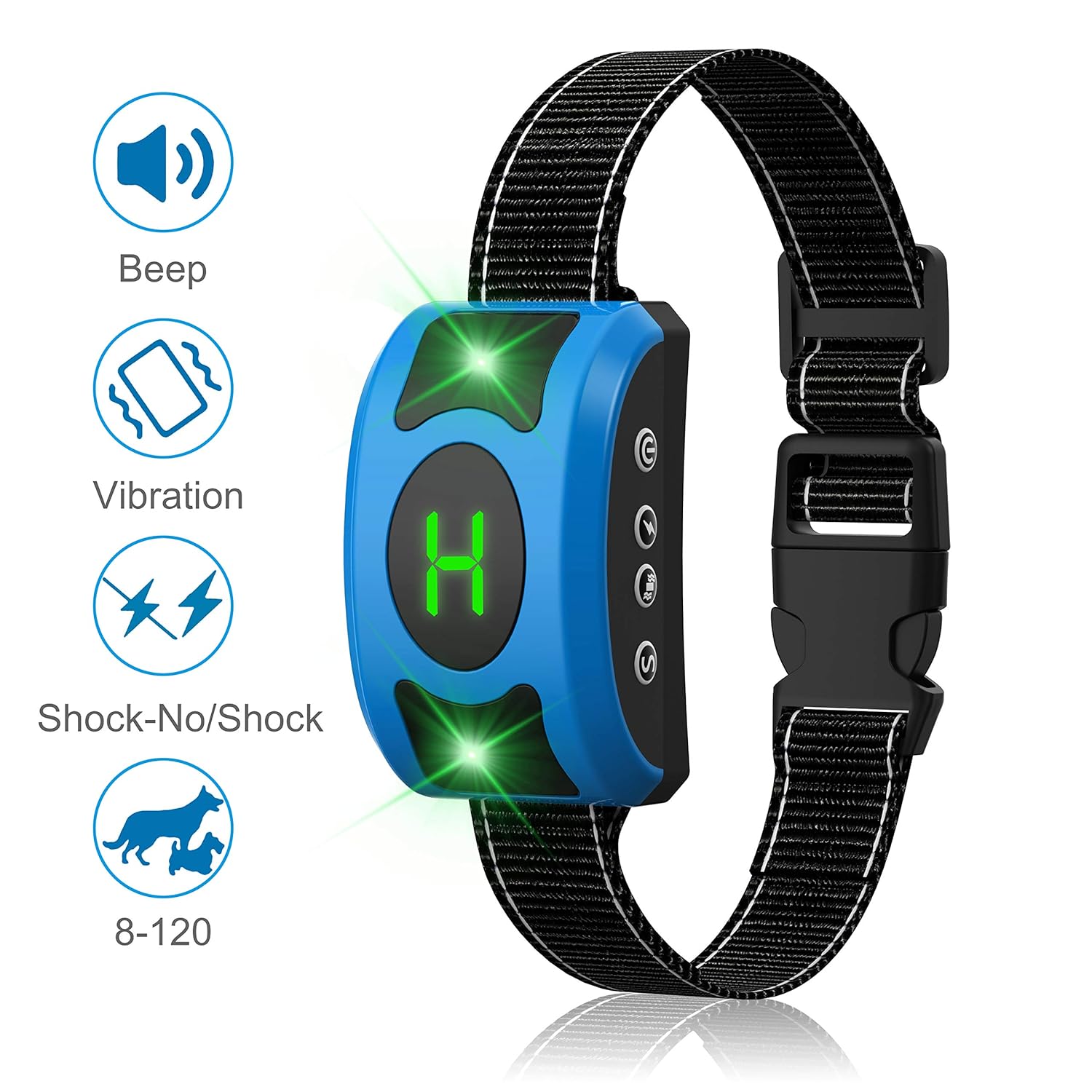 Dansrue Dog Bark Collar Pet Dog Anti Bark Collar With Beep