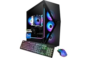 iBUYPOWER Slate MESH Gaming PC Desktop Computer Intel Core i7 14700F CPU, NVIDIA GeForce RTX 5070 12GB GPU, 32GB DDR5 RGB 5200MHz RAM, 1TB NVMe SSD, Windows 11 Home, Keyboard and Mouse - SMI7N5701