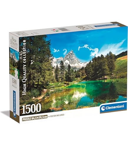 Amazon.com: Clementoni - 31680 - Collection - The Blue Lake - 1500
