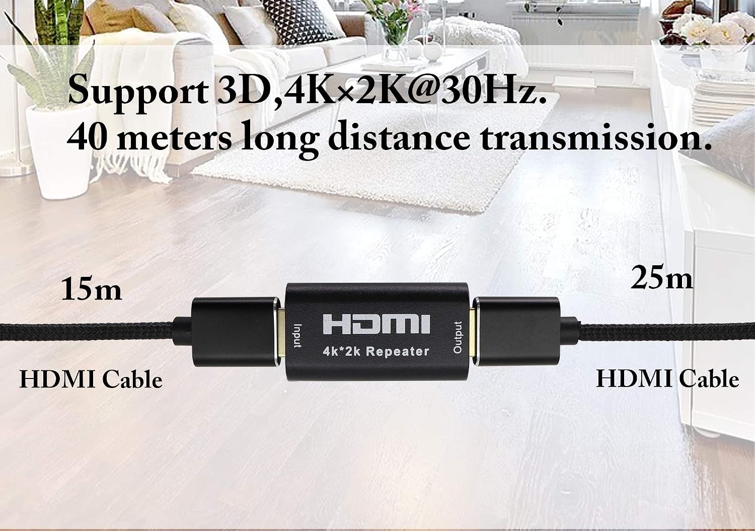 zdyCGTime 1080P 4K HDMI master amplification audio and video 4 * 2K converter for HD TV set-top box, DVD and other projection equipment - Image 4