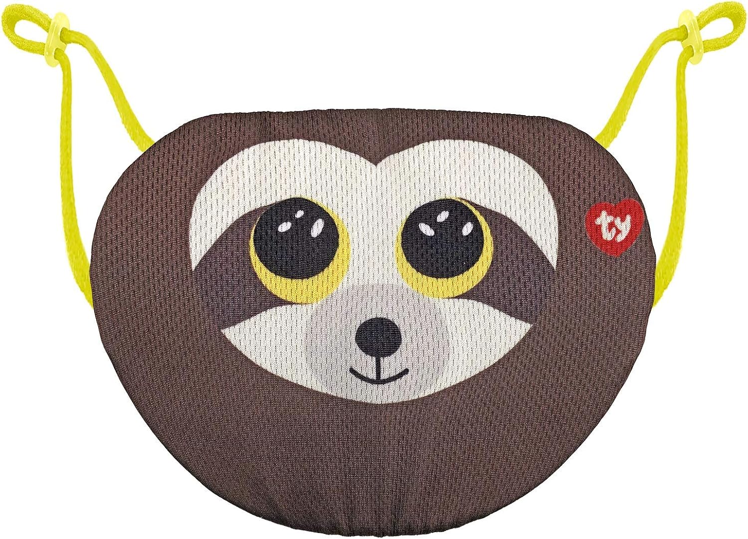 Ty UK Ltd Dangler Sloth Beanie Boo Face Mask, multicoloured, one size