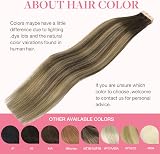 GOO GOO Tape In Hair Extensions 20pcs 50g 14in Balayage Chocolate to Strawberry view 7