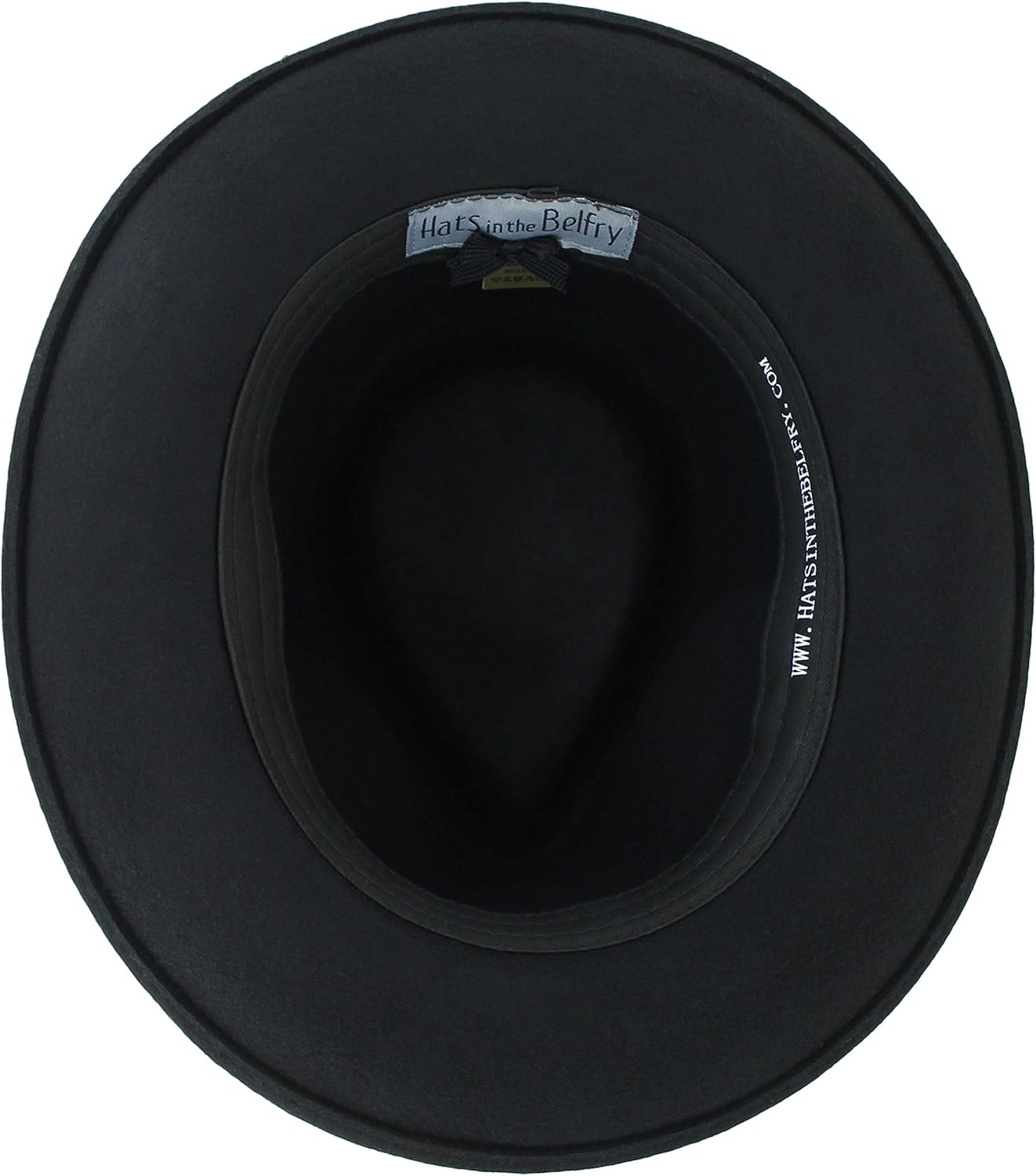 Belfry Gangster 100% Wool Stain Resistant Crushable Dress Fedora in Black Grey Navy Brown Pecan at  Men’s Clothing store