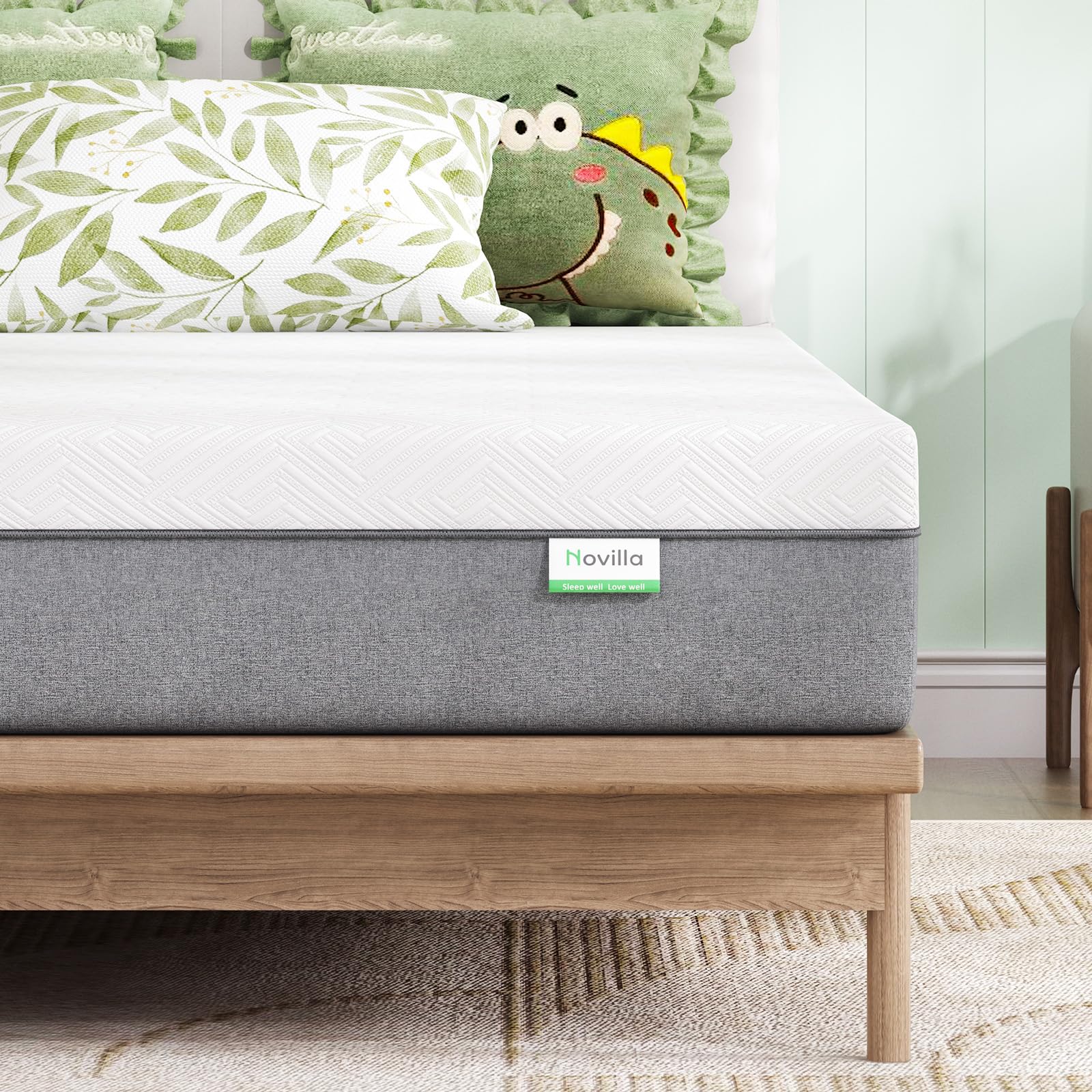 Novilla Full Mattress, 6-Inch Gel Memory Foam Mattress for Cool Sleep & Pressure Relief，Medium Firm Full Size Mattress in a Box, Bliss