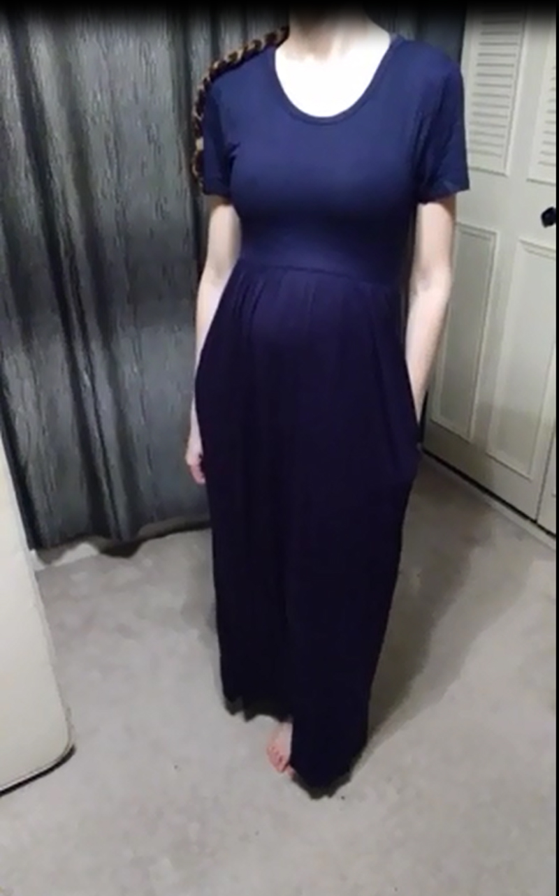 4 AUSELILY+Sleeve+Casual+Dresses+Pockets