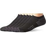 Amazon Essentials mens Performance Cotton Cushioned Athletic No-Show Socks