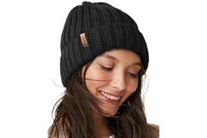 FURTALK Winter Hats for Women Fleece Lined Beanie Knit Chunky Womens Snow Cap