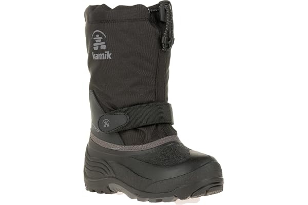 Kamik Waterbug 5 Snow Boots for Kids, Warm + Waterproof Kids Boots