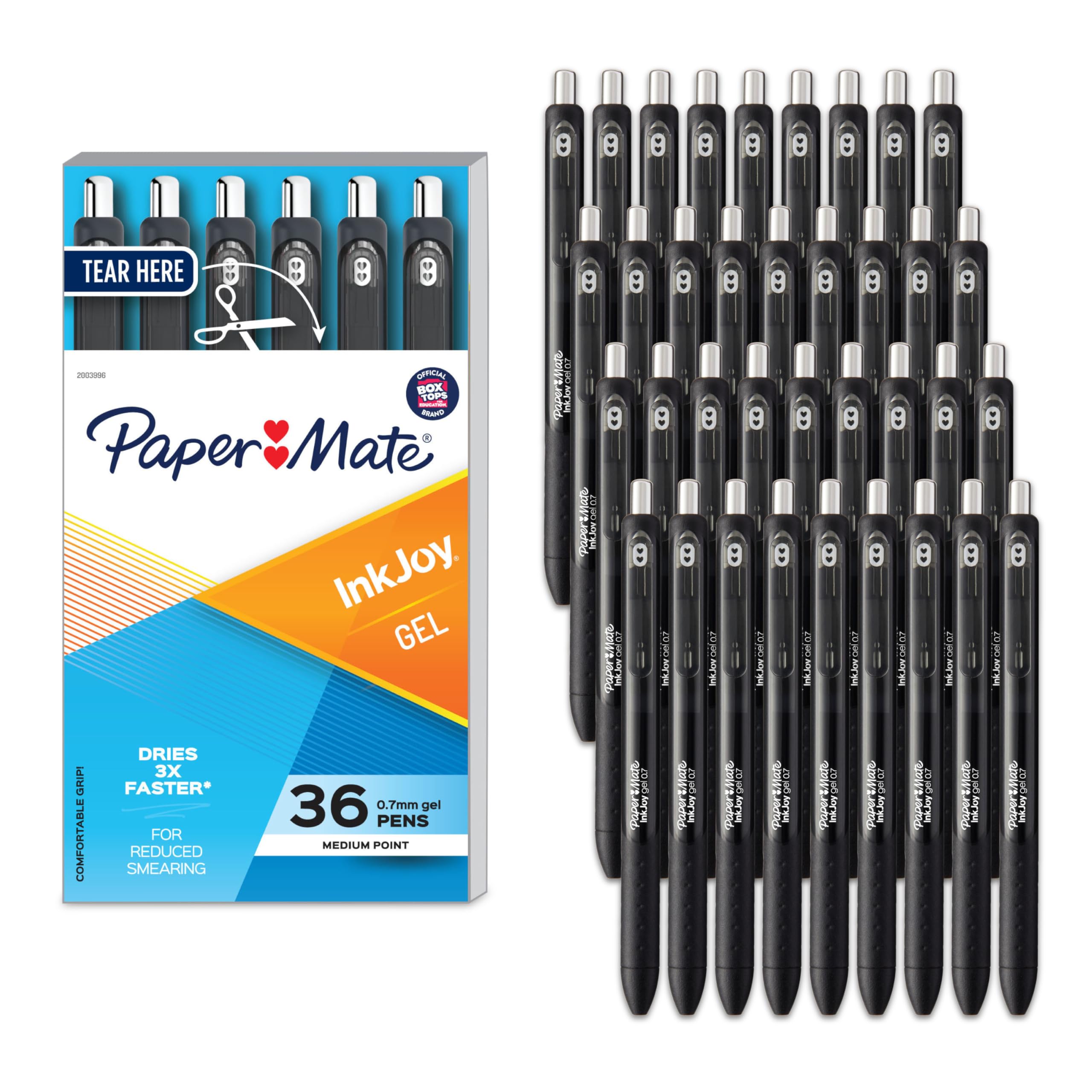Photo 1 of Paper Mate InkJoy Gel Pens Medium Point (0.7mm) Black 36 Count