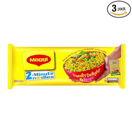 Amazon.com : Maggi 2 minute Masala Noodles 280gm Pack of 3</span> (8901058851311)