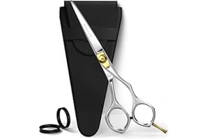 Suvorna Hair Cutting Scissors for Professionals, Barbers - Hair Shears for Cutting, Trimming, Grooming, Precision - Extremely Sharp Razor Edge - Made With 6.5" Japanese Stainless Steel for Men, Women.