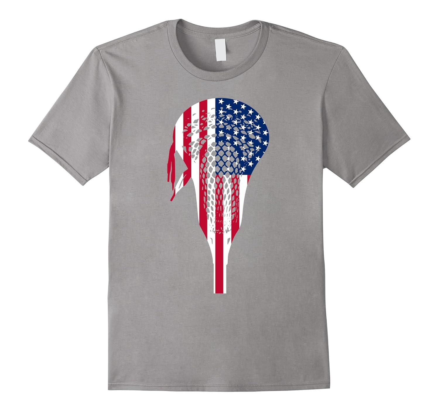 Lacrosse Stick Flag T Shirt Lacrosse US Flag 2017 T Shirt