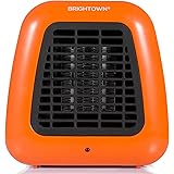 400-Watt Portable-Mini Heater Personal Ceramic Space Heater for Office Desktop Table Home Dorm, ETL Listed for Safe Use, Orange
