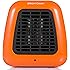 400-Watt Portable-Mini Heater Personal Ceramic Space Heater for Office Desktop Table Home Dorm, ETL Listed for Safe Use, Orange