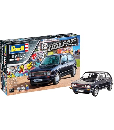 Amazon.com: Revell RV07673 07673 VW Golf GTI Builders Choice