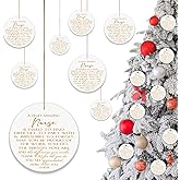 16 Pcs Nurse Appreciation Ceramic Ornaments, Thank You Keepsakes with Flannel Gift Bags, Nurses Day Nurses Week Gifts for Women Rn CNA Np, Hanging Decor for Office & Home (Round)