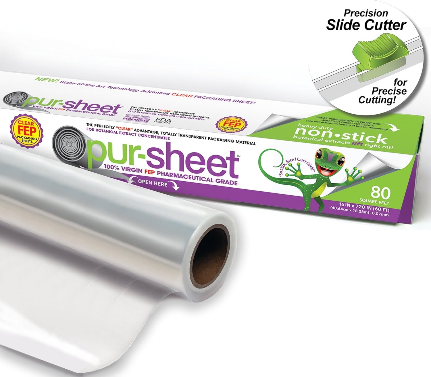 pursheet FEP Parchment Paper Alternative Terpene Proof
