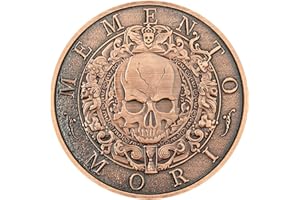 YVHUSK Memento Mori Carpe Diem Stoicism Collectible Coins Antique Finish Official Gift for Daily Stoic Practice Medal