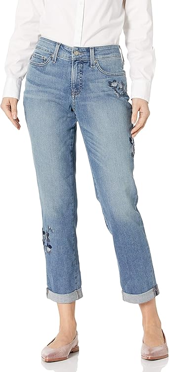 nydj embroidered jeans