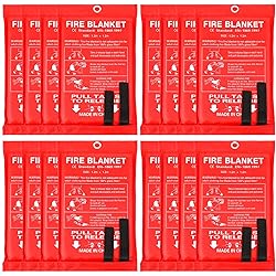 Jerify 16 Pack Fire Blanket for Home Emergency Fire
