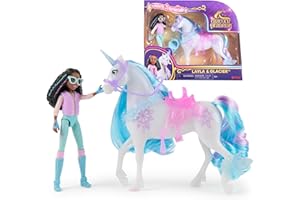 Unicorn Academy, Layla & Glacier Power of Friendship Set with Saddle & Accessories, Dolls & Unicorn Toys, Gifts & Stocking St
