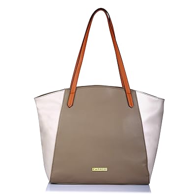 Caprese Gretal Womens Tote Bag (Grey)