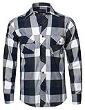 Casual Plaid Flannel Woven Long Sleeves Button Down