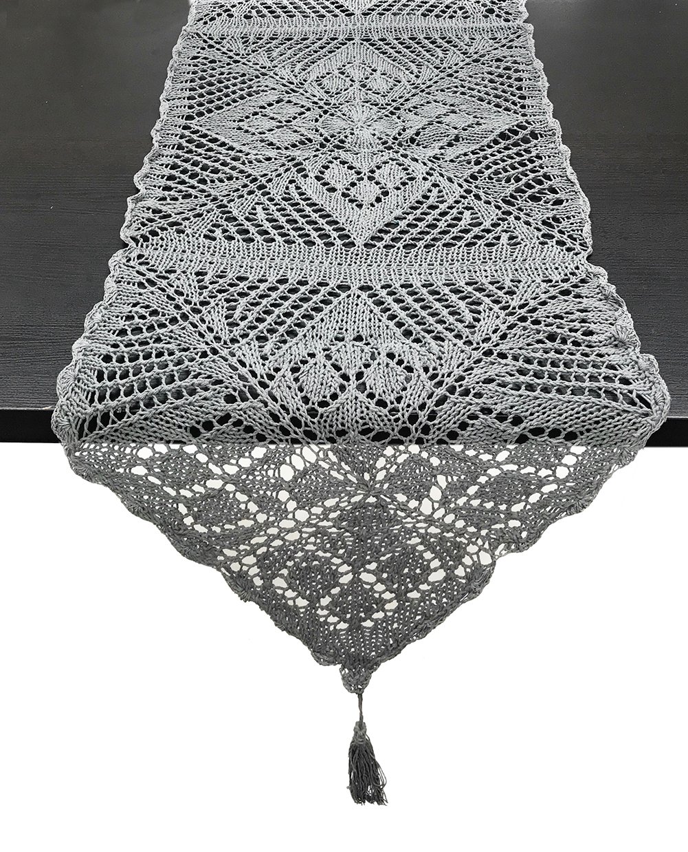 Best gray and lace table runner