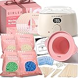 GIRLEARLE Premium Digital Waxing Kit for Women and