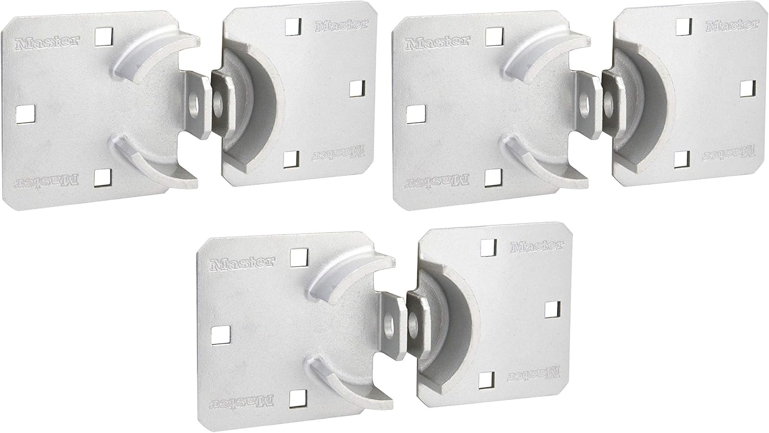 Master Lock Hasp, Solid Steel Hidden Hasp, 9 in. Wide, 770 - Truck Hasp Lock - 