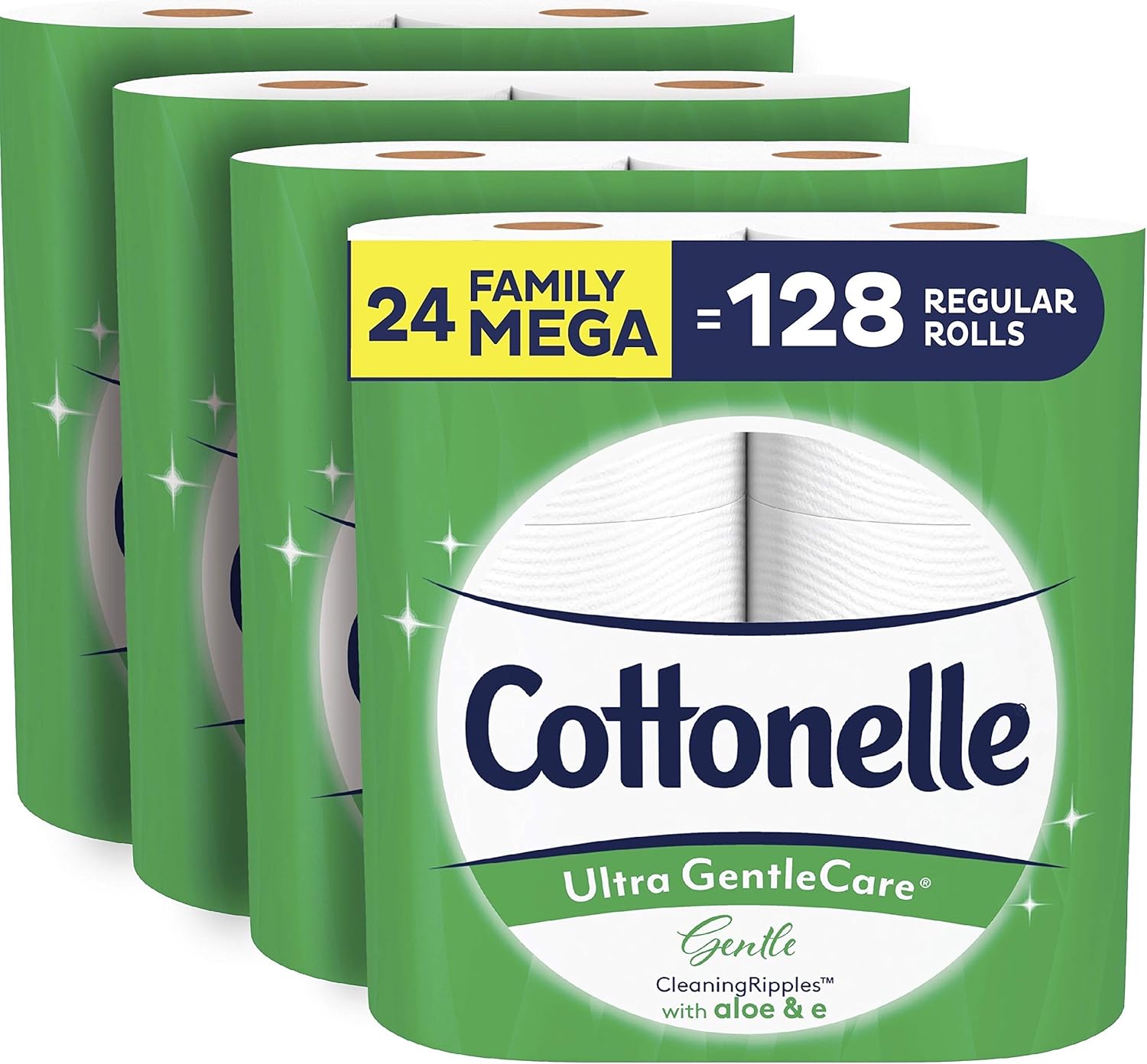 Cottonelle Ultra GentleCare Toilet Paper, Aloe & Vitamin E, 24 Mega