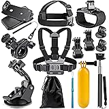 Neewer 12-In-1 Action Camera Accessory Kit for GoPro Hero 4/5 Session, Hero 1/2/3/3+/4/5, SJ4000/5000, Nikon and Sony Sports DV in Swimming Rowing Climbing Bike Riding Camping and More