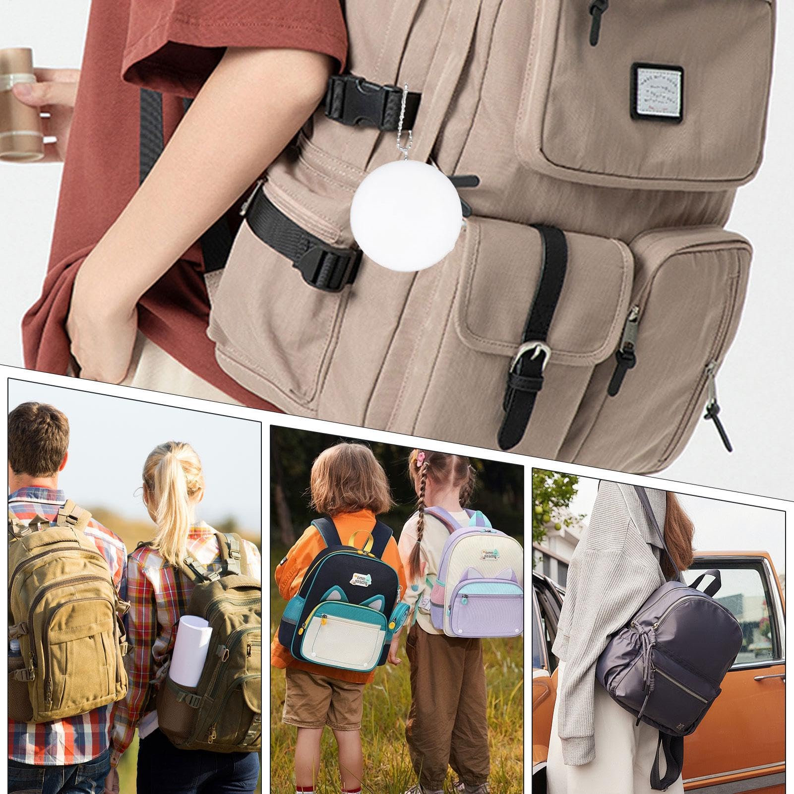 3pieces Light for Purse | Touch Light | Bag Light | Purse Light | Handbag Light for Purse | Handbag Purse Lamp | Purse Glow Heart Light | Sensor Light for Handbags and Purse Accessories