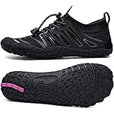 UBFEN Water Shoes Aqua Swim Shoes Mens Womens Beach Sports Quick Dry Barefoot for Boating Fishing Diving Surfing