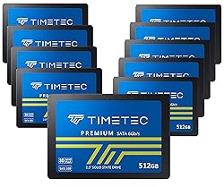 Timetec 512GBx10 (10 Pack) SSD 3D NAND SATA III