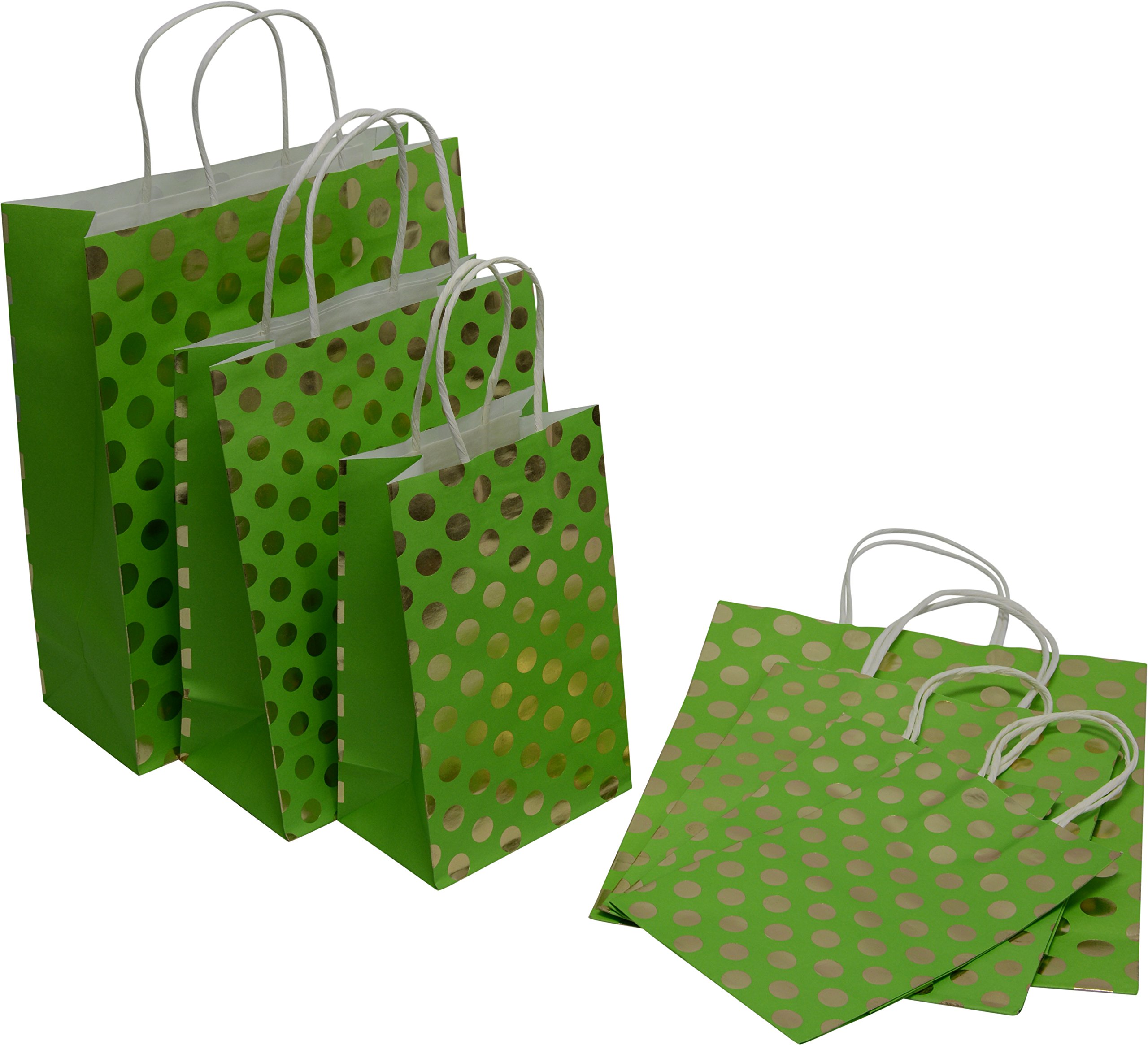 Kraft King Gift Bag Assortment Bulk Set of 28 Bags, Small, Medium